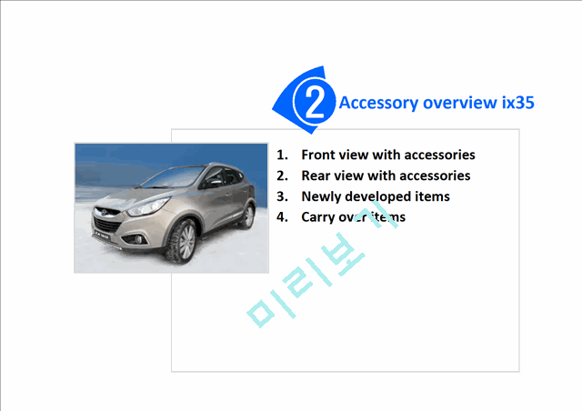 Accessory overview ix35   (1 )
